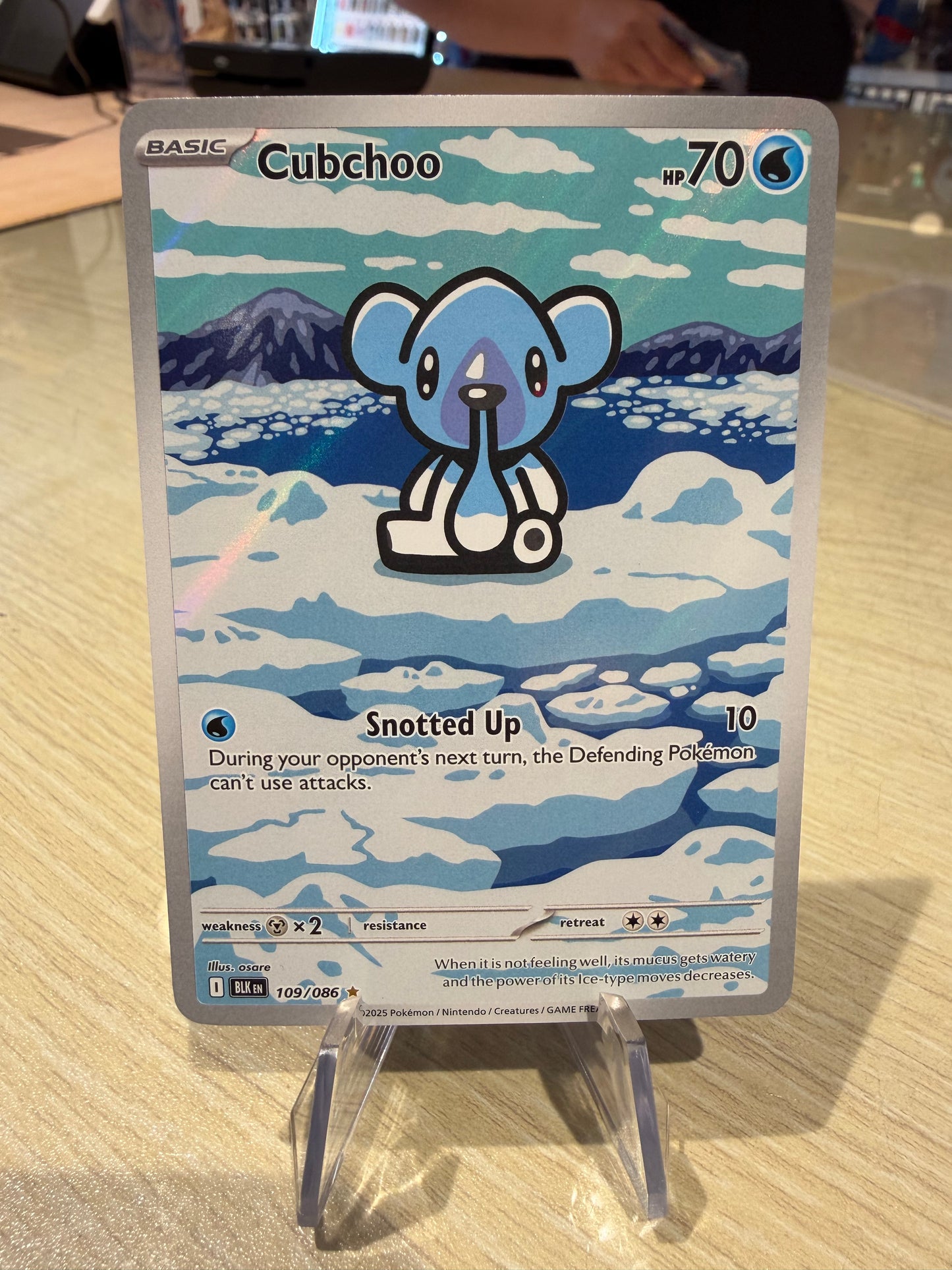 Cubchoo - 109/086 - IR - Black Bolt