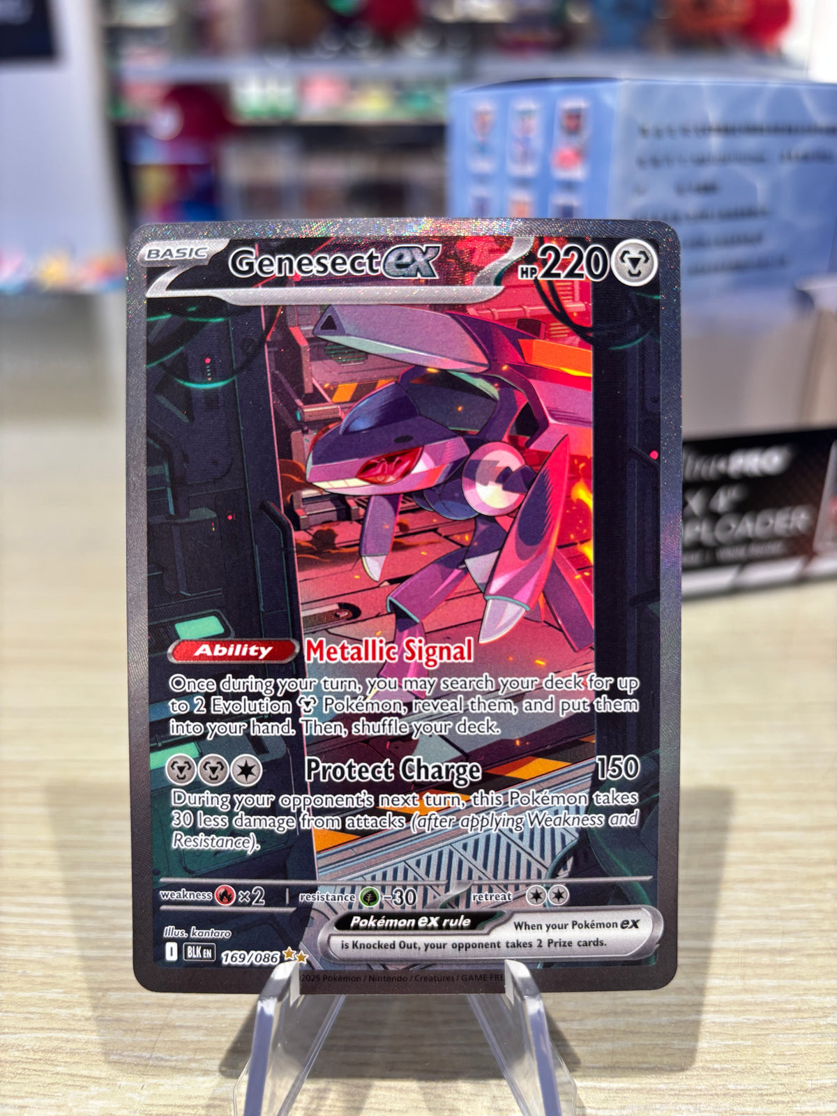 Genesect EX - 169/086 - Black Bolt
