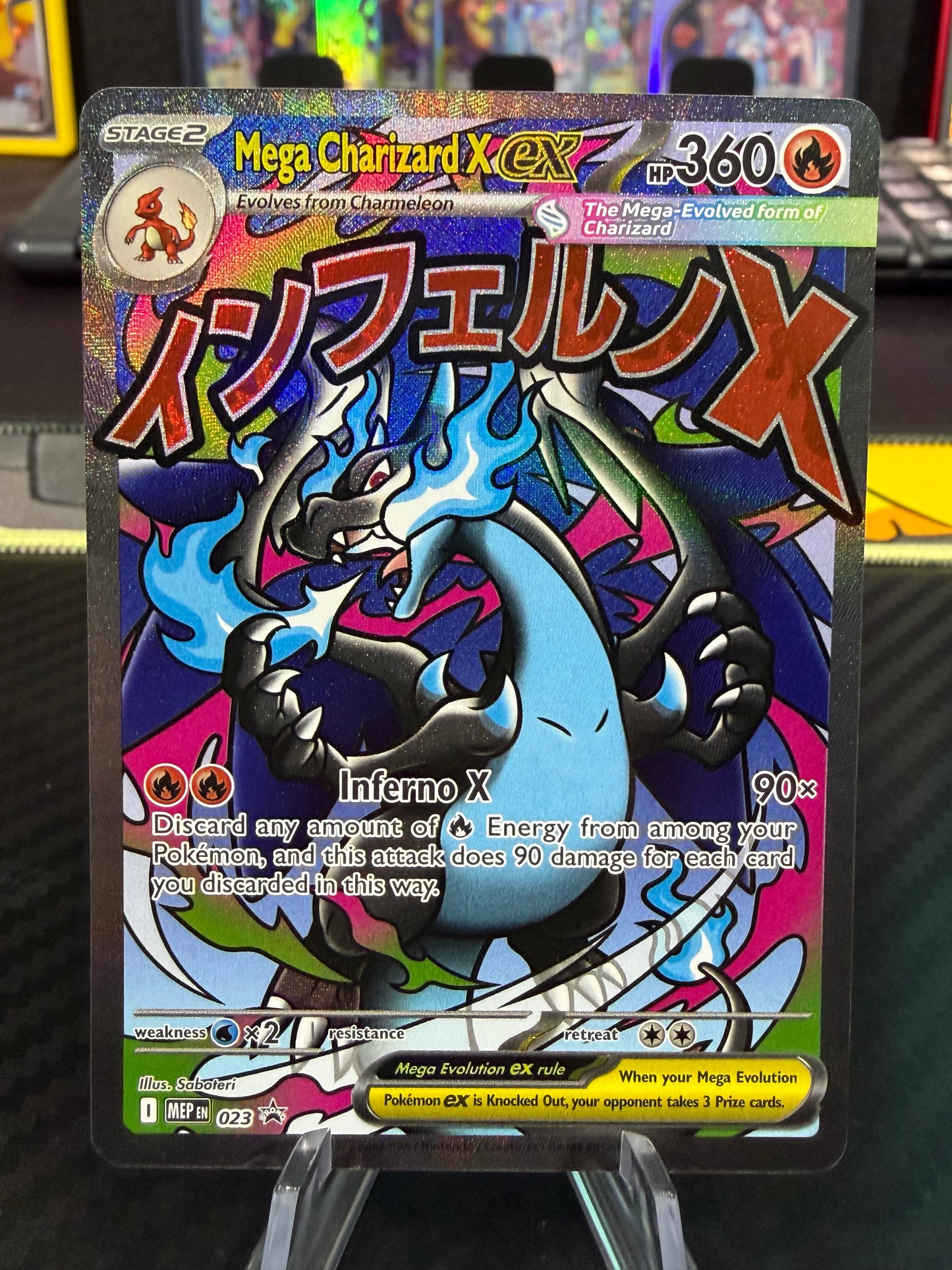 Mega Charizard X Ex - Promo 023 - Mega Charizard UPC