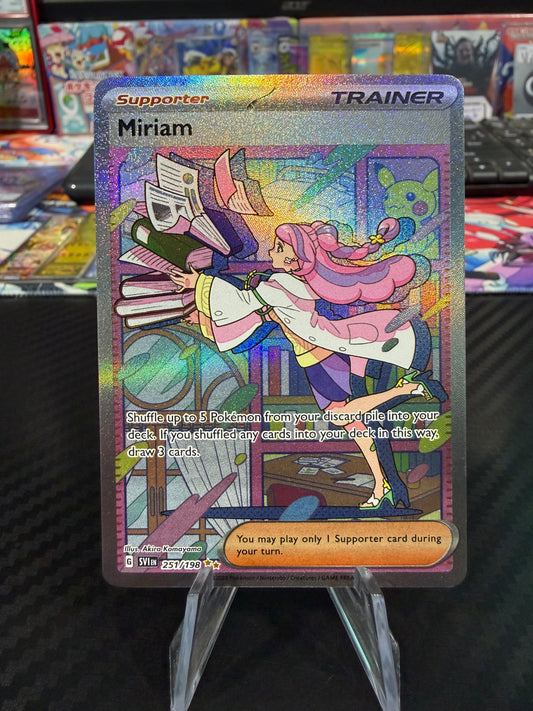 Miriam - 251/198 - Special Illustration Rare - Scarlet & Violet - NM