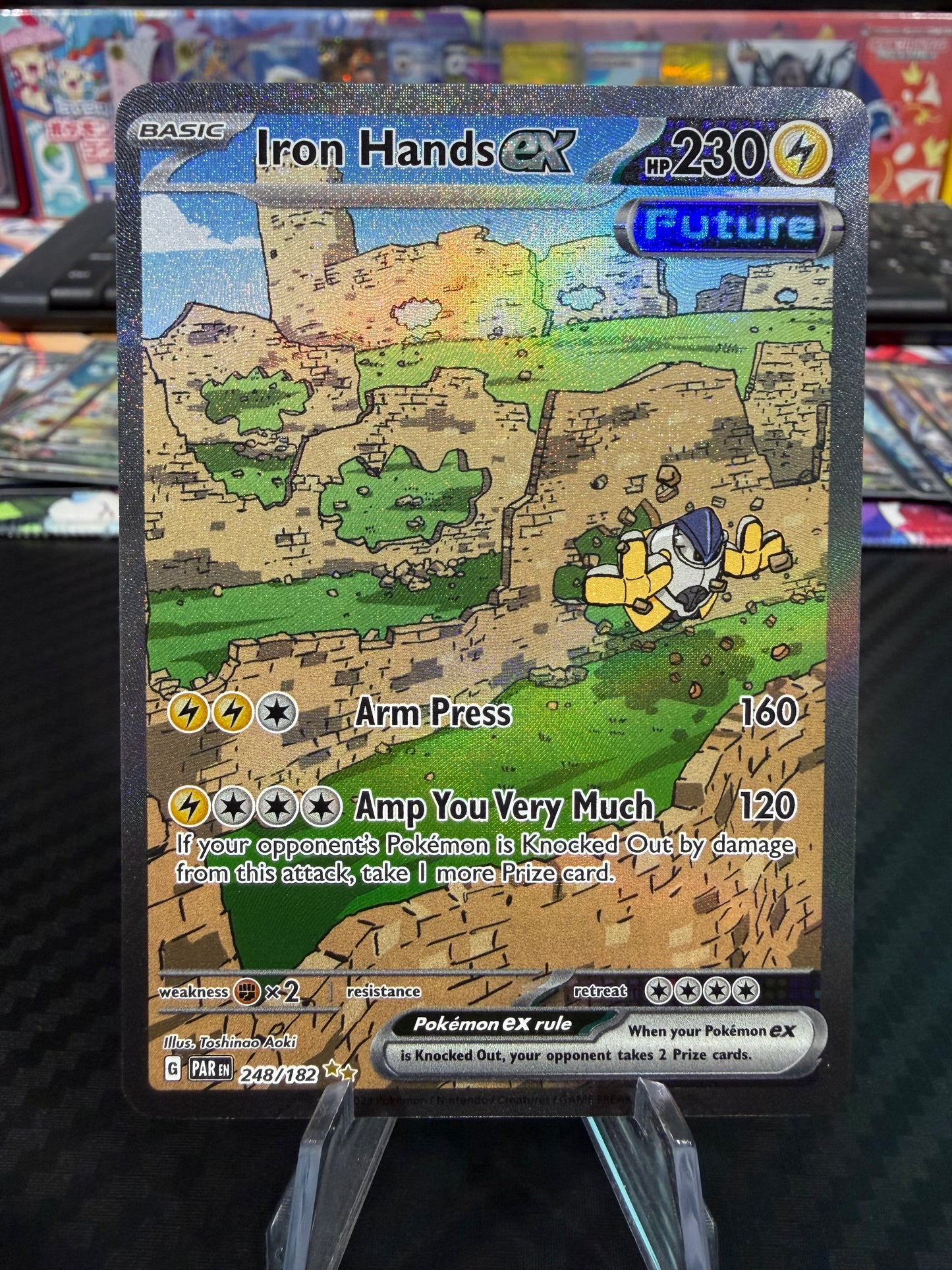 Iron Hands Ex - 248/182 - Special Illustration Rare - Paradox Rift - NM