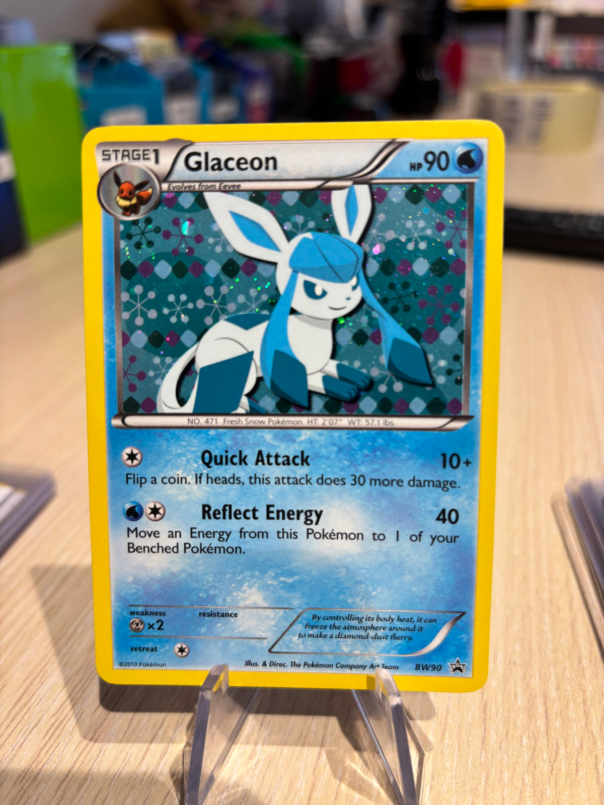 Glaceon - BW90 - Black & White Promo