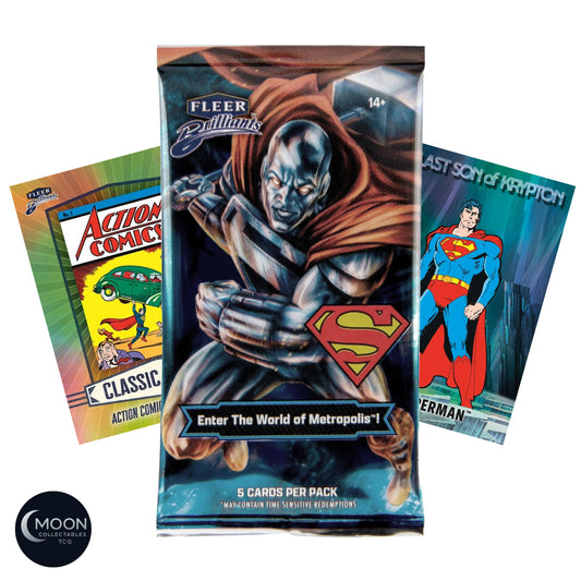 Fleer Brilliants Superman Booster Pack (Numbered Chases)