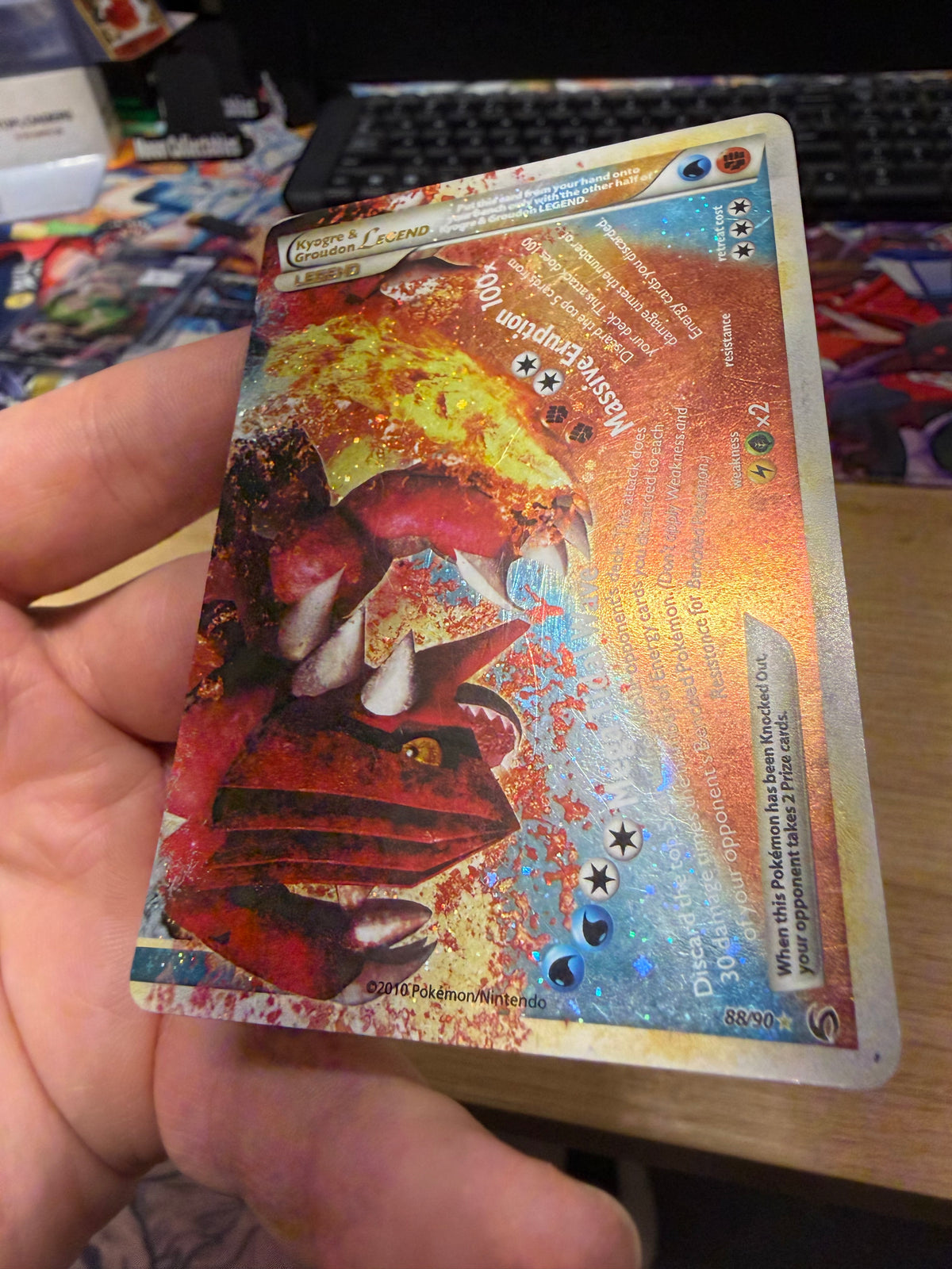 Kyogre & Groudon Legend - 88/90 - HS Undaunted