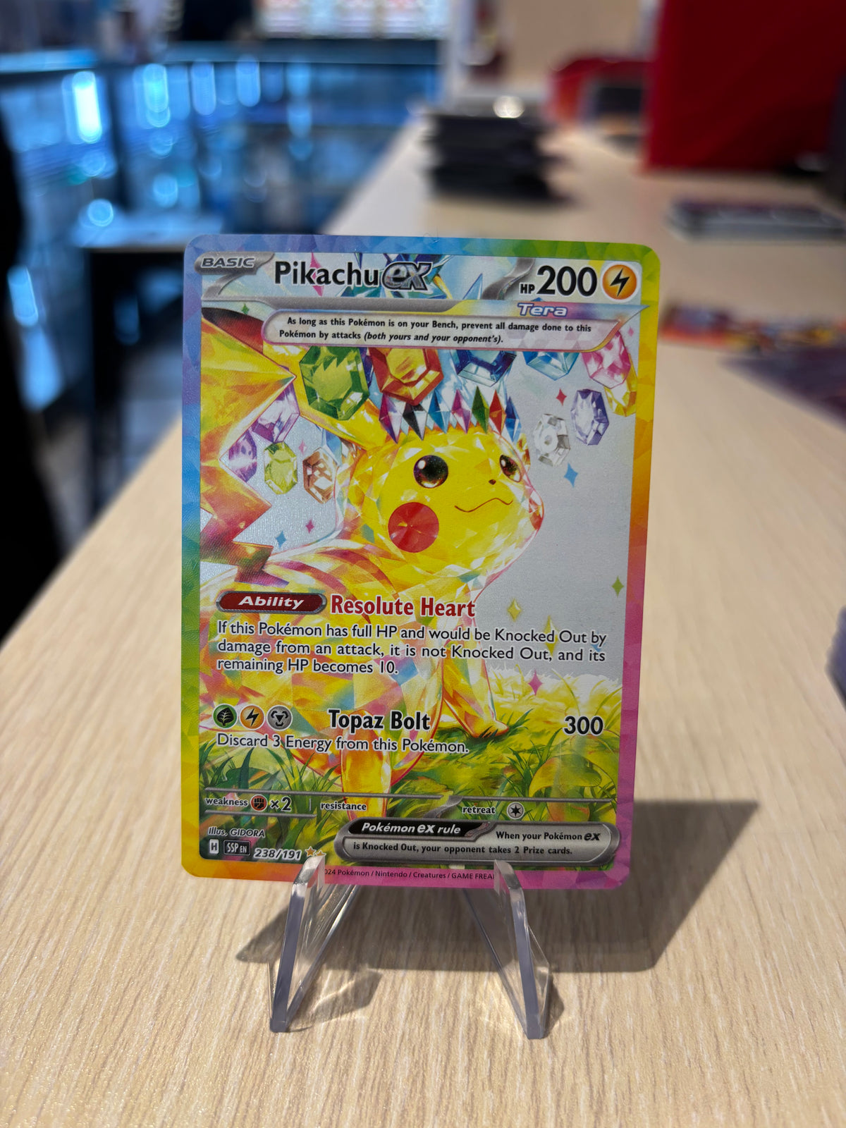 Pikachu EX - 238/191 - Surging Sparks