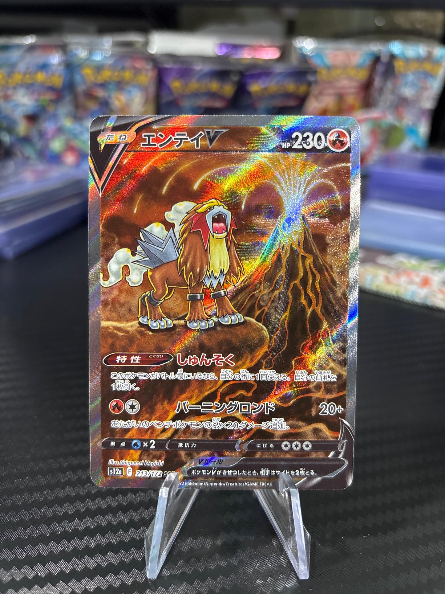 Entei V #213 - Japanese VStar Universe