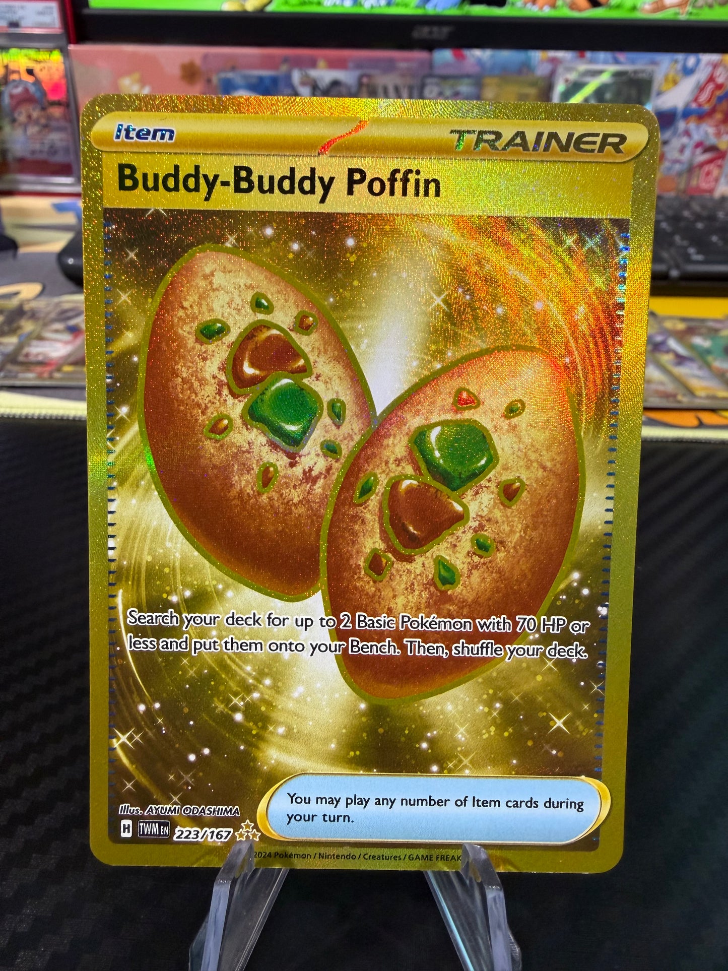 Buddy-Buddy Poffin - 223/167 - Hyper Rare - Twilight Masquerade - NM