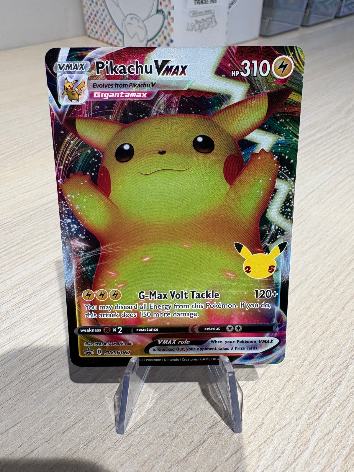 Pikachu Vmax - Black Star Promo SWSH062