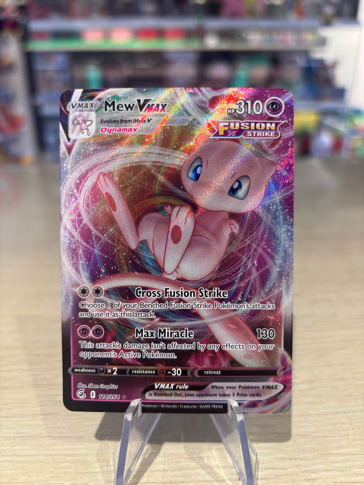 Mew VMAX - 114/264 - Fusion Strike