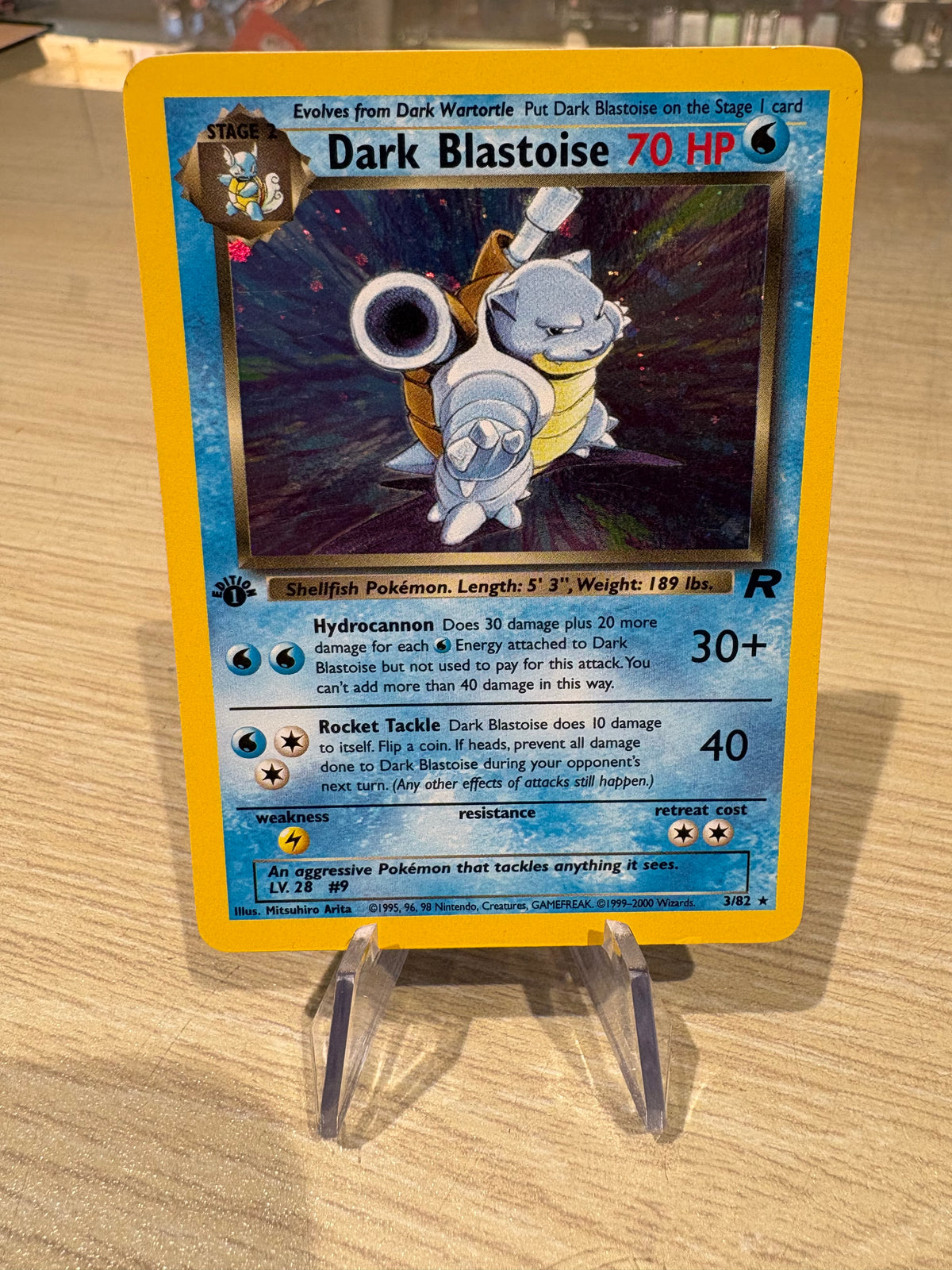 Dark Blastoise - 3/82 - Team Rocket 1st Edition