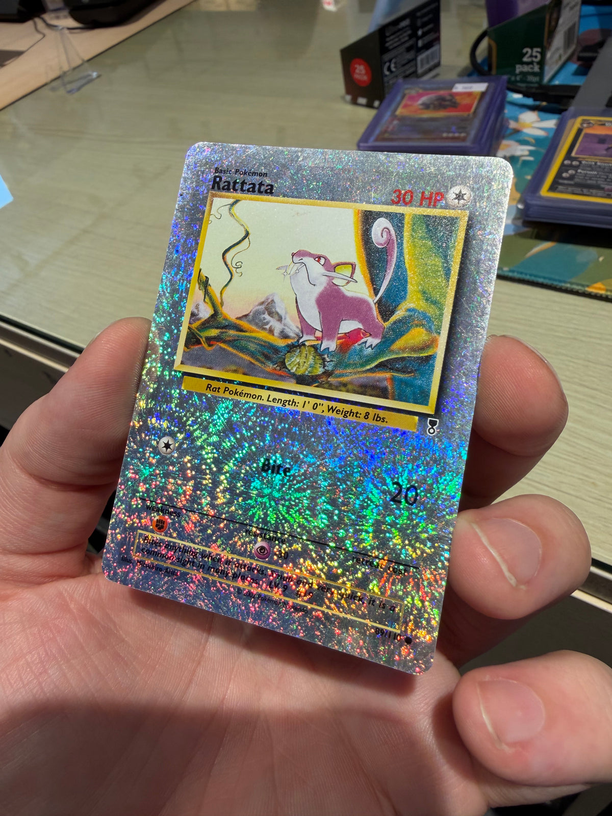 Rattata - Reverse Holo - 89/110 - Legendary Collection