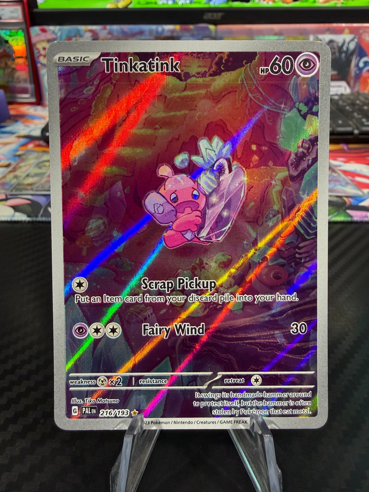 Tinkatink - 216/193 - Illustration Rare - Paldea Evolved - NM