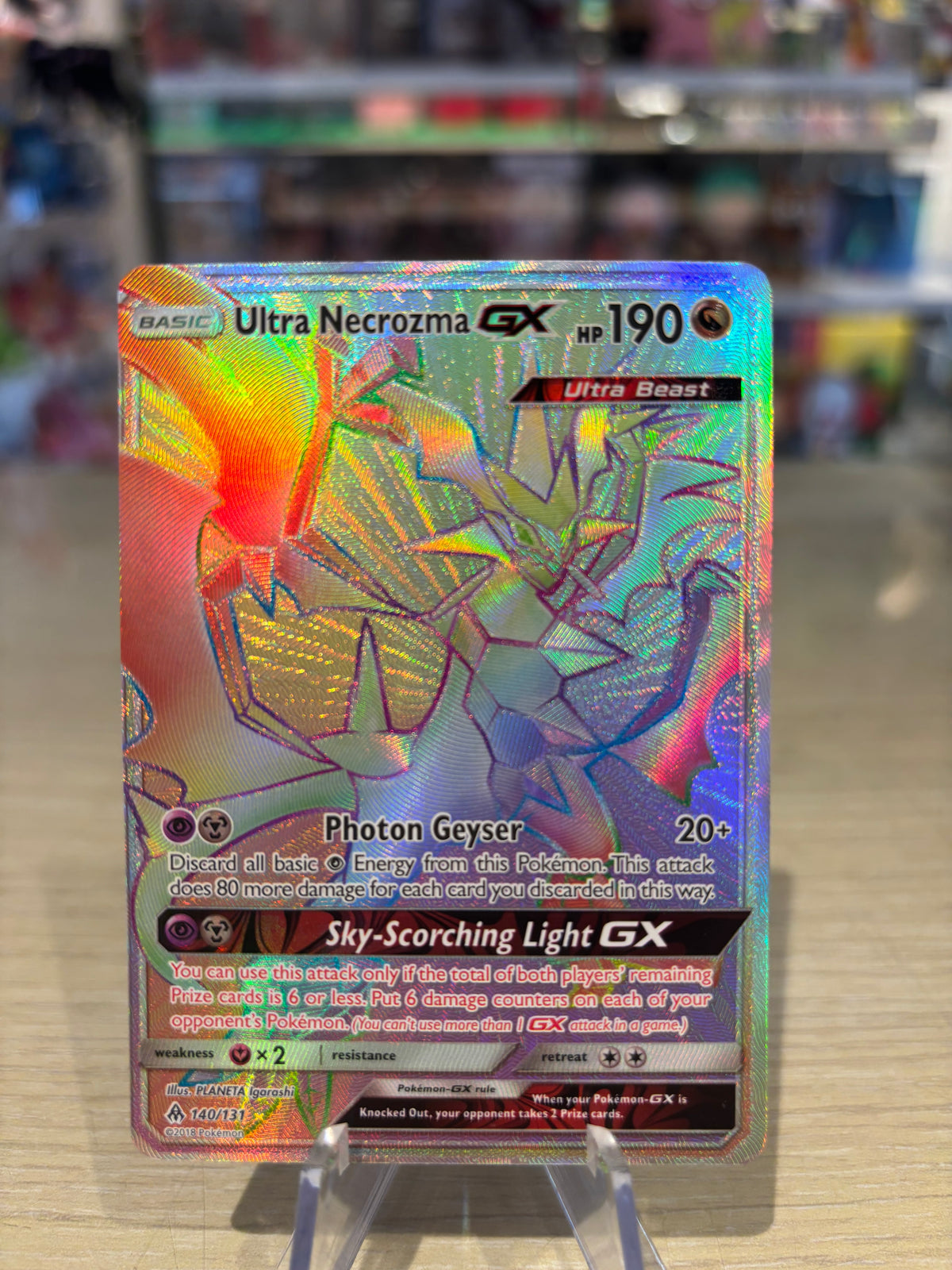 Ultra Necrozma GX - 140/131 - Forbidden Light
