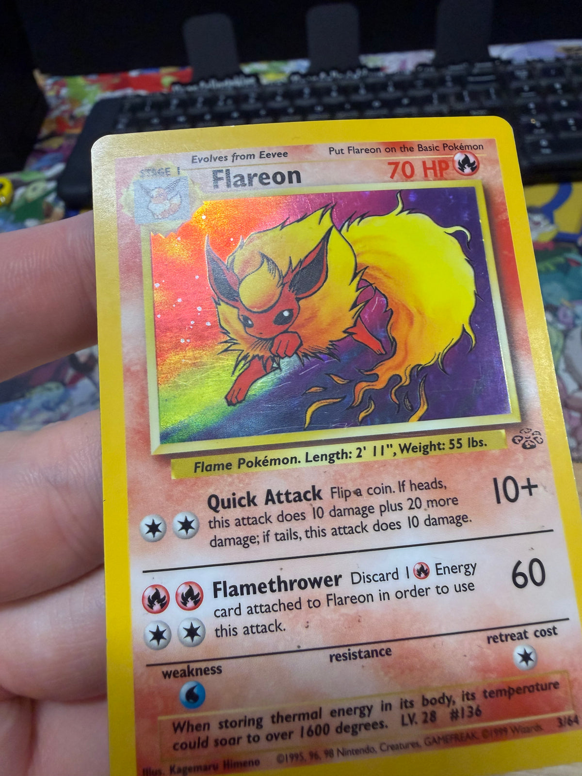 Flareon Holo - 3/64 - Jungle