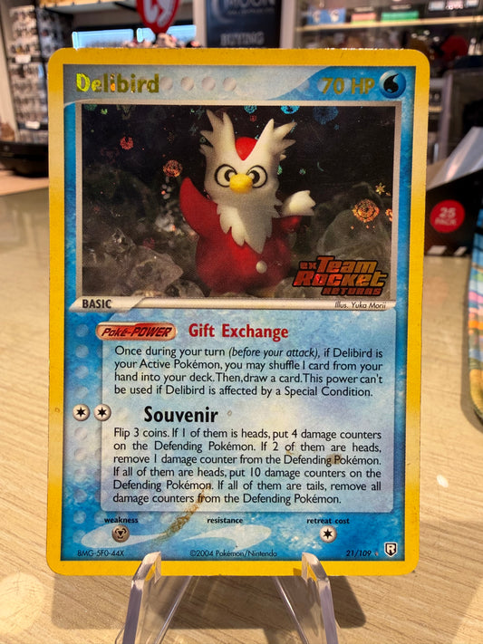 Delibird Holo - 21/109 - Team Rocket Returns (HP)
