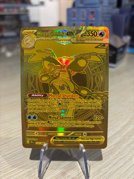 Mega Greninja EX - 122/086 - Chaos Rising