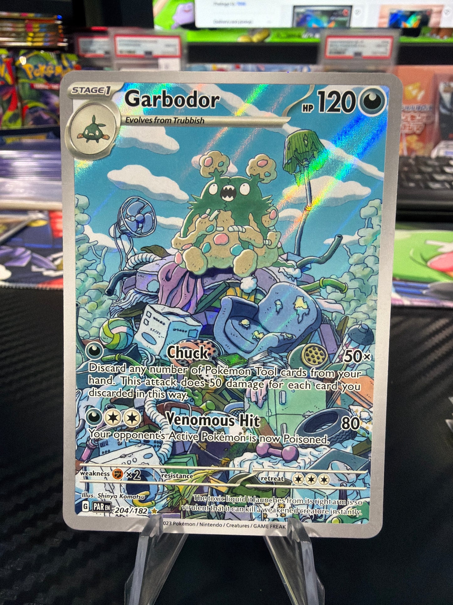 Garbour - 204/182 - Illustration Rare - Paradox Rift - NM