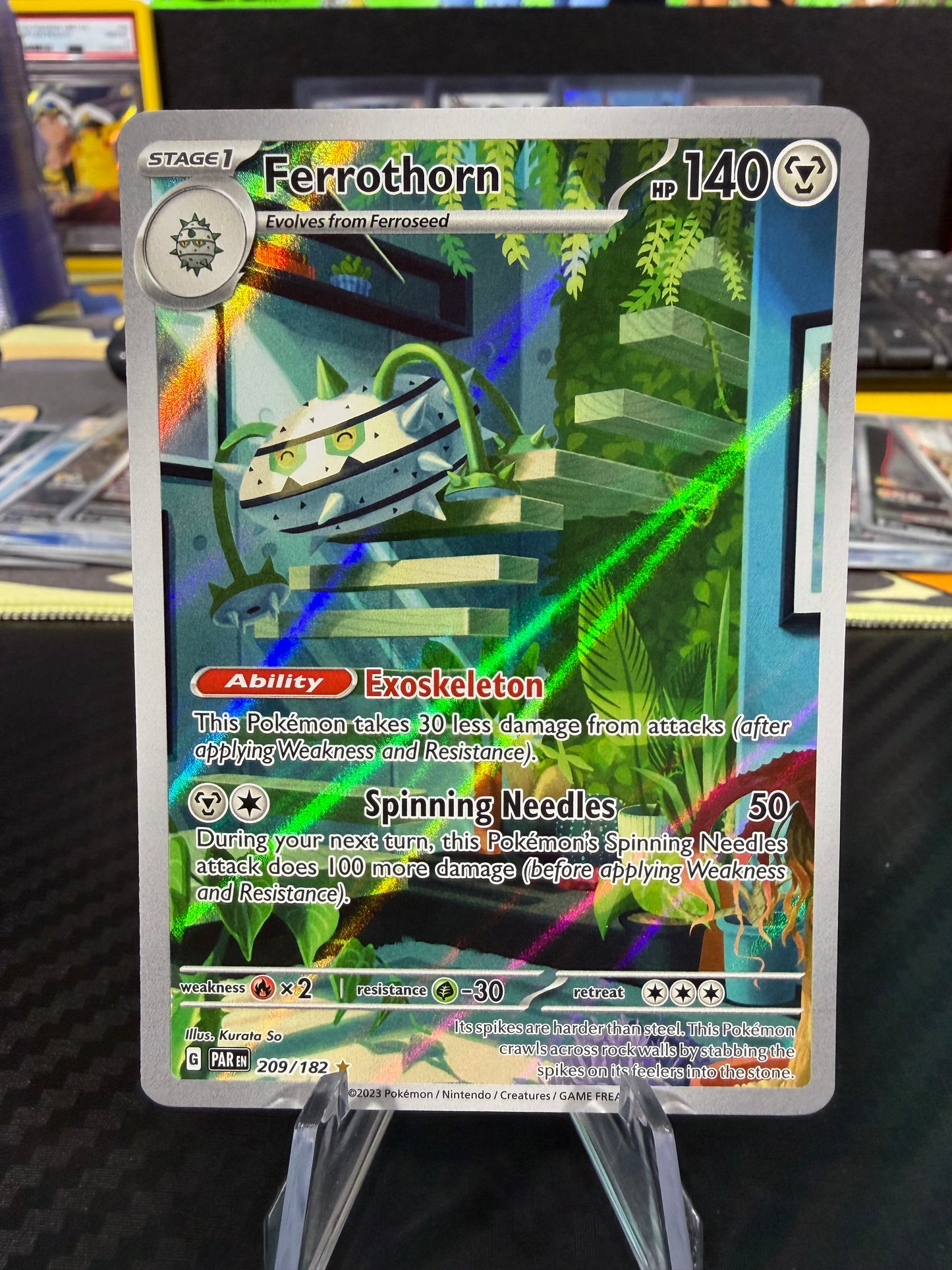 Ferrothorn - 209/182 - Illustration Rare - Paradox Rift