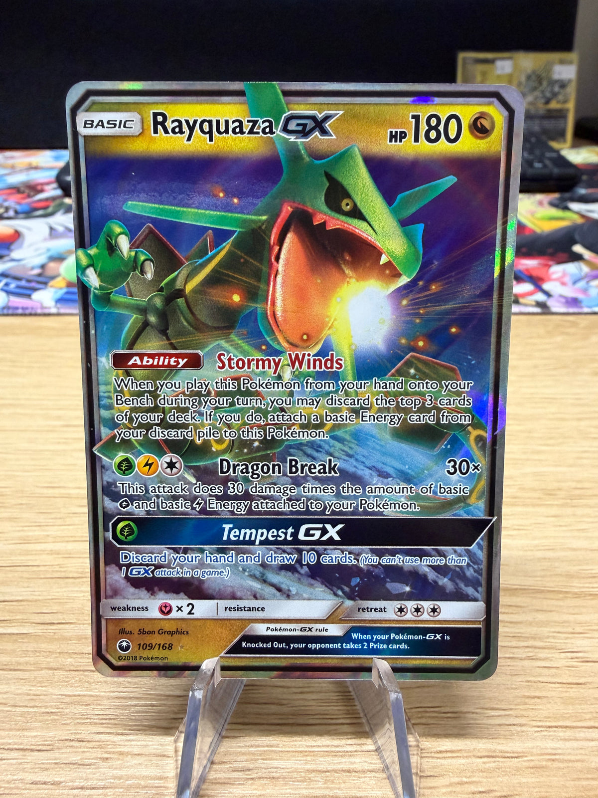 Rayquaza GX - 109/168 - Celestial Storm