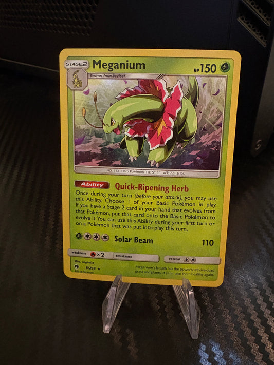 Meganium - 8/214 - Lost Thunder Cosmos Holo