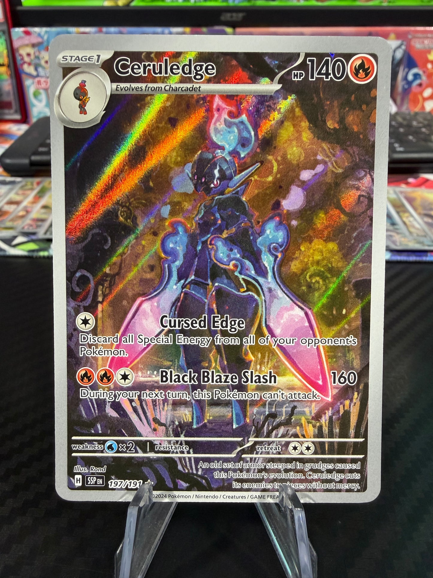 Ceruledge - 197/191 - Illustration Rare - Surging Sparks - NM
