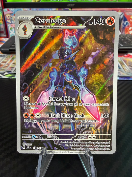 Ceruledge - 197/191 - Illustration Rare - Surging Sparks - NM