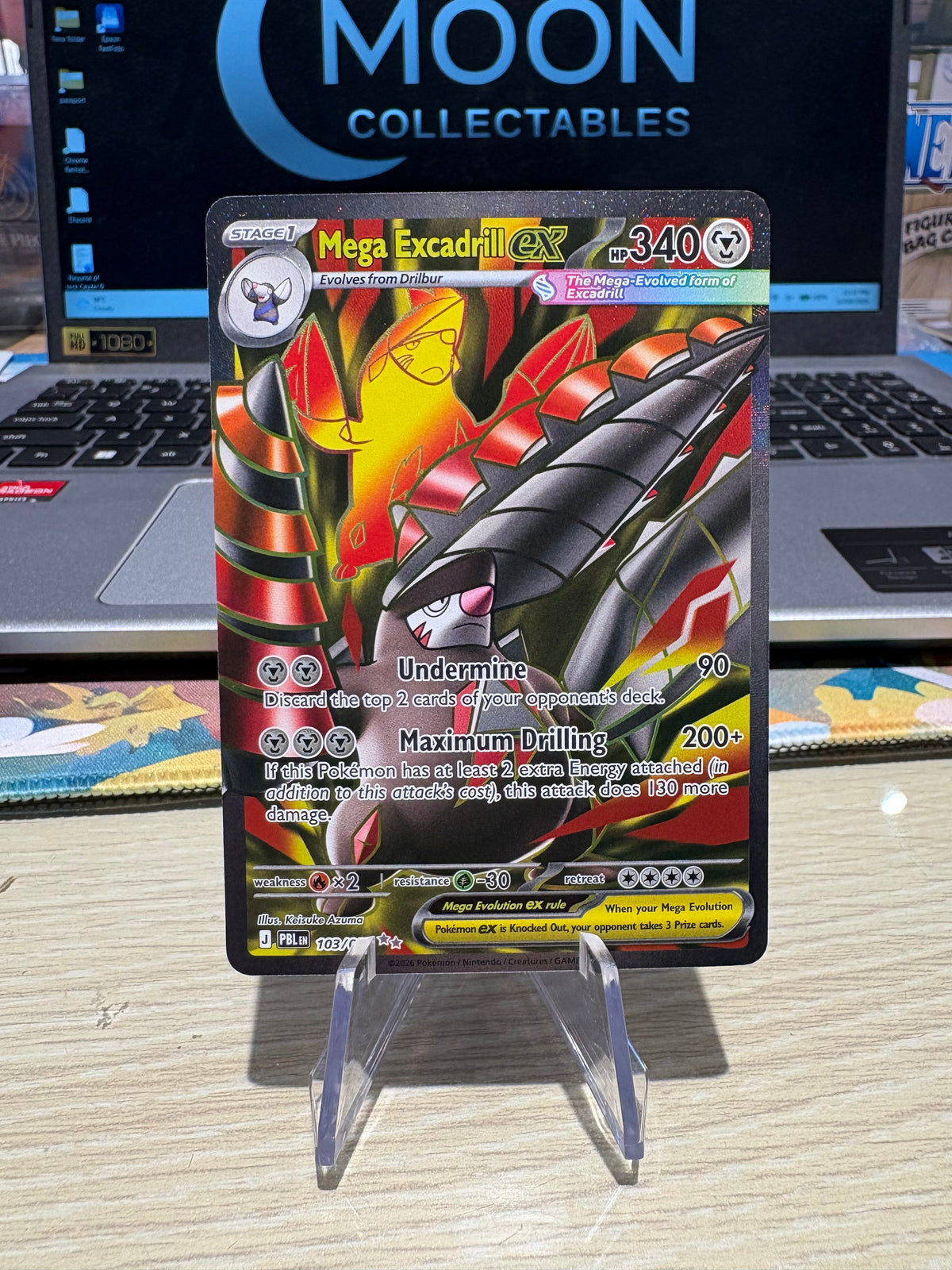 Mega Excadrill Ex - 103/084 - Pitch Black
