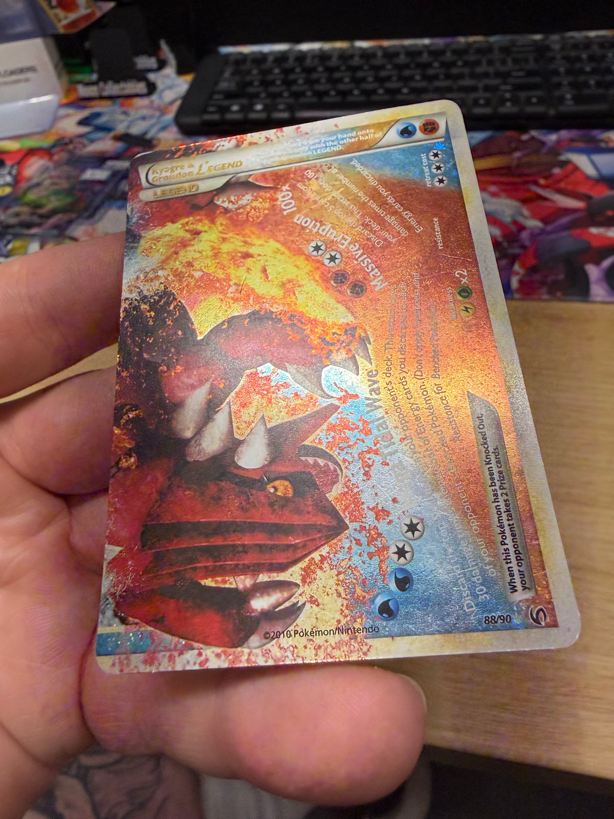 Kyogre & Groudon Legend - 88/90 - HS Undaunted