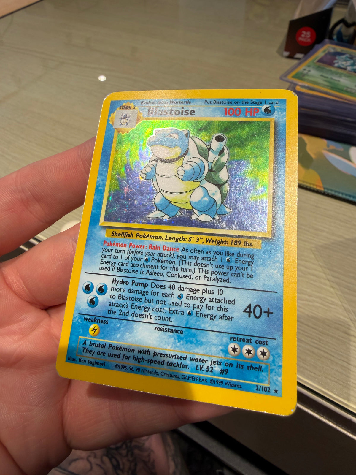 Blastoise Holo - 2/102 - Base Set