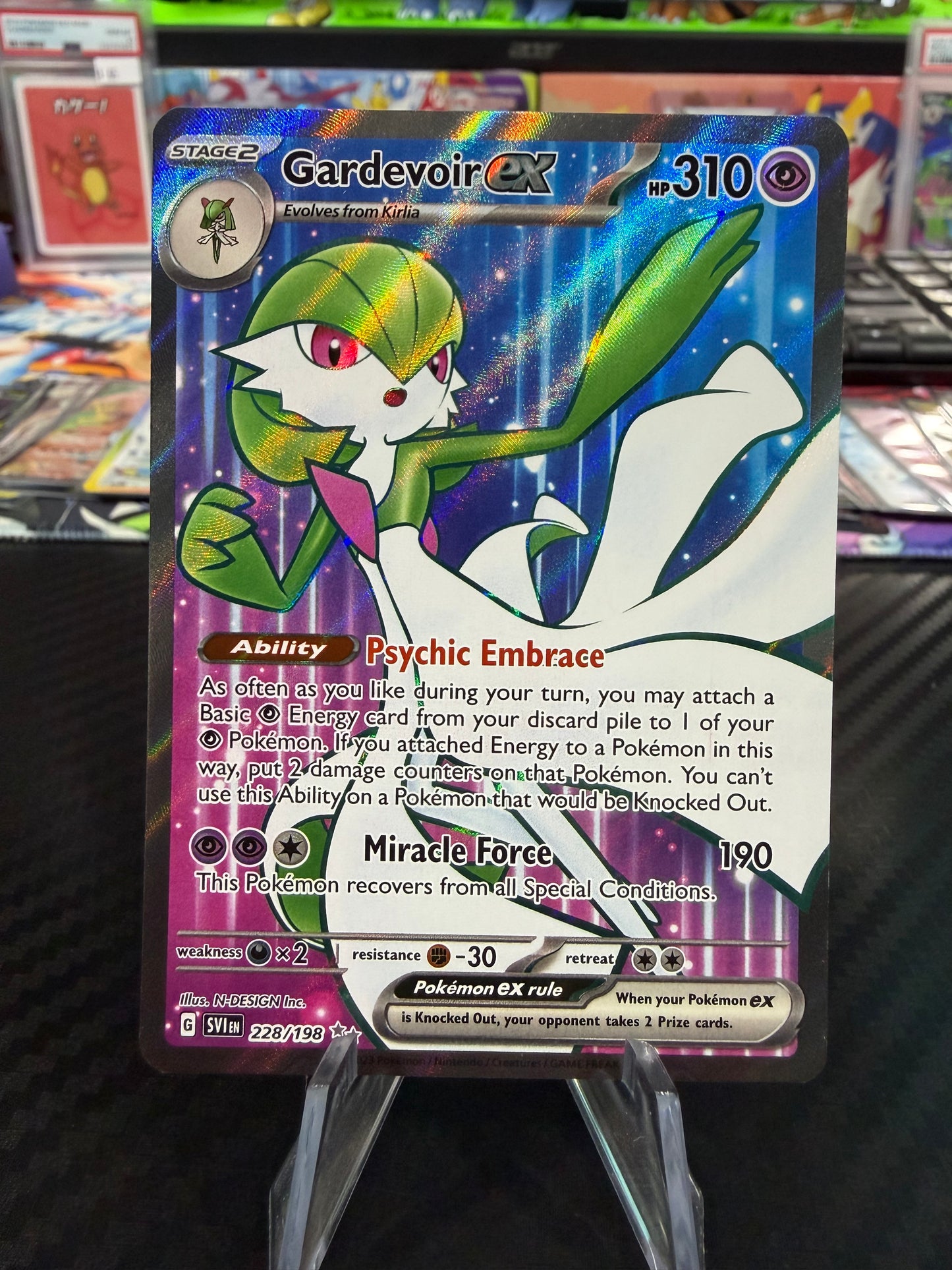 Gardevoir Ex - 228/198 - Full Art - Scarlet & Violet - NM