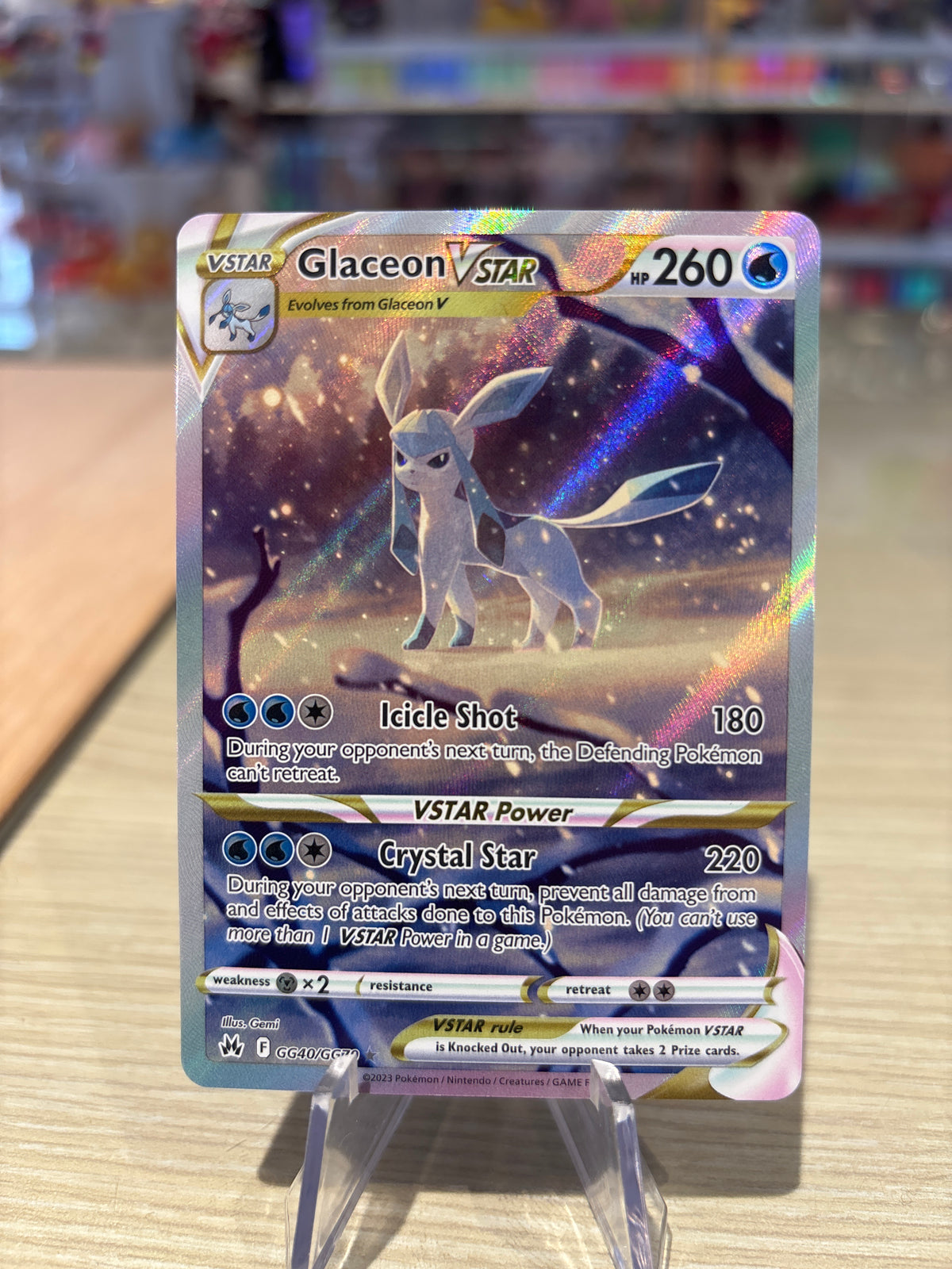 Glaceon Vstar - GG40/GG70