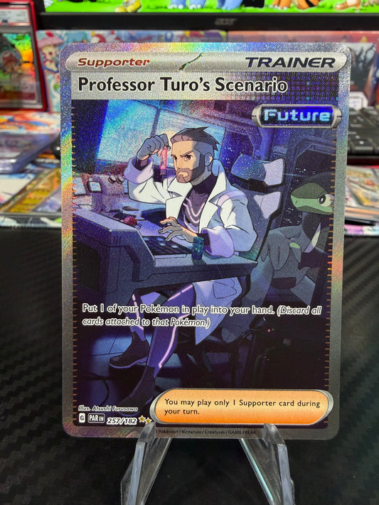 Professor Turo’s Scenario - 257/182 - Special Illustration Rare - Paradox Rift - NM