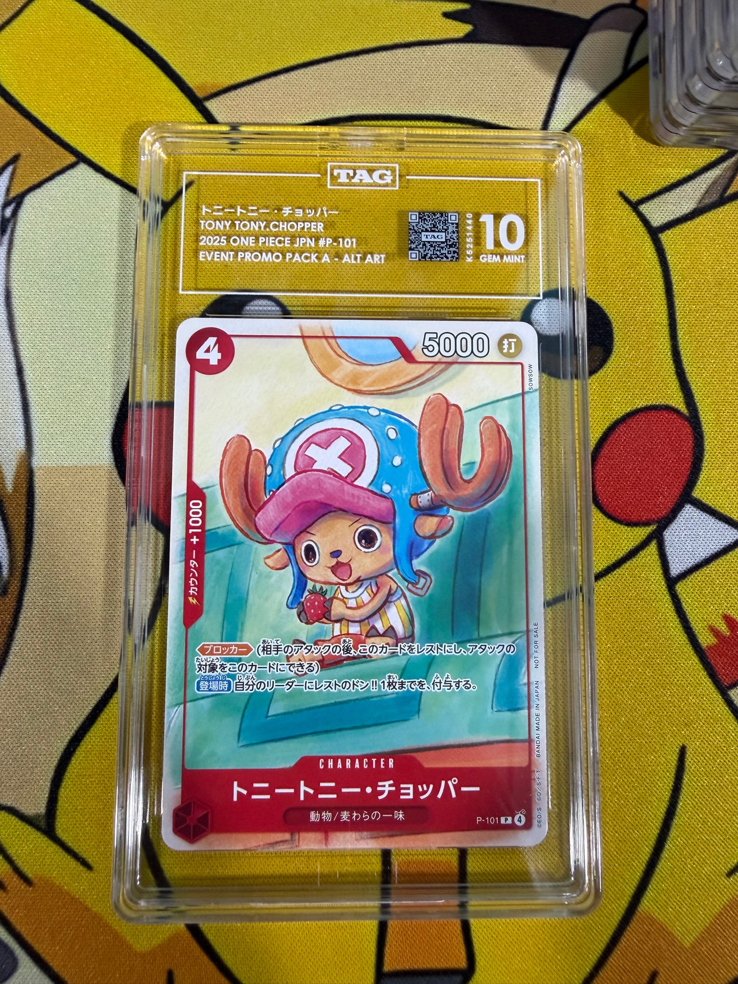 TAG 10 - Tony Tony Chopper - P-101 - Japanese Promo