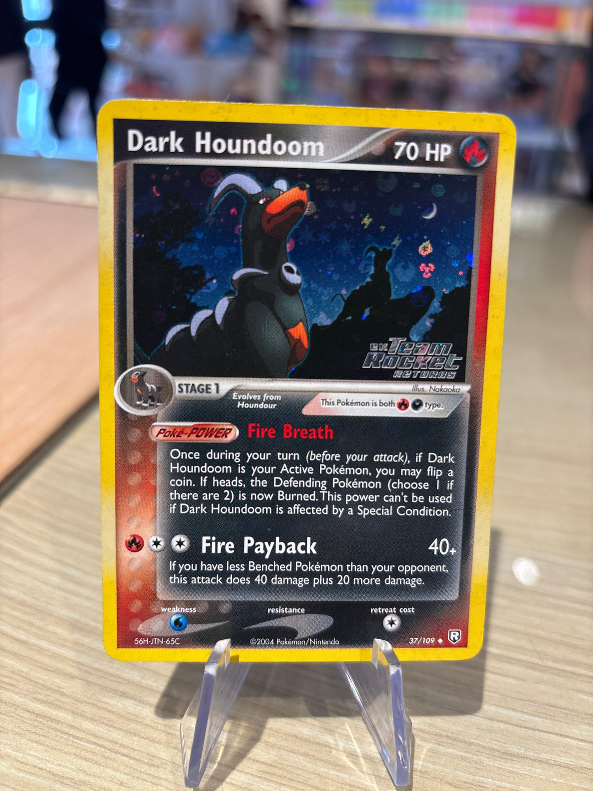 Dark Houndoom 37/109 - ex Team Rocket Returns (Stamped) mp