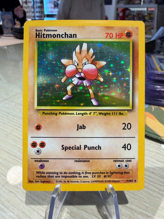 Hitmonchan - Holo - 7/102 - Base Set