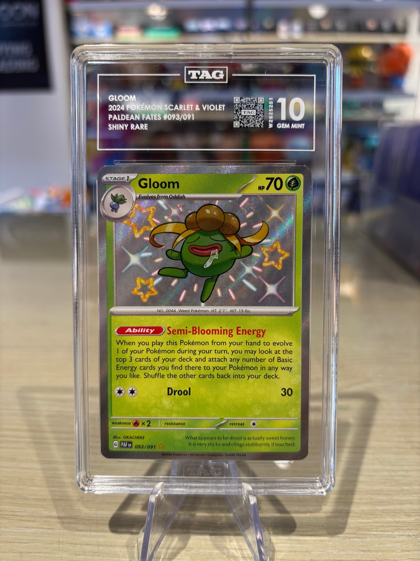 TAG 10 - Gloom - 093/091 - Paldea Fates