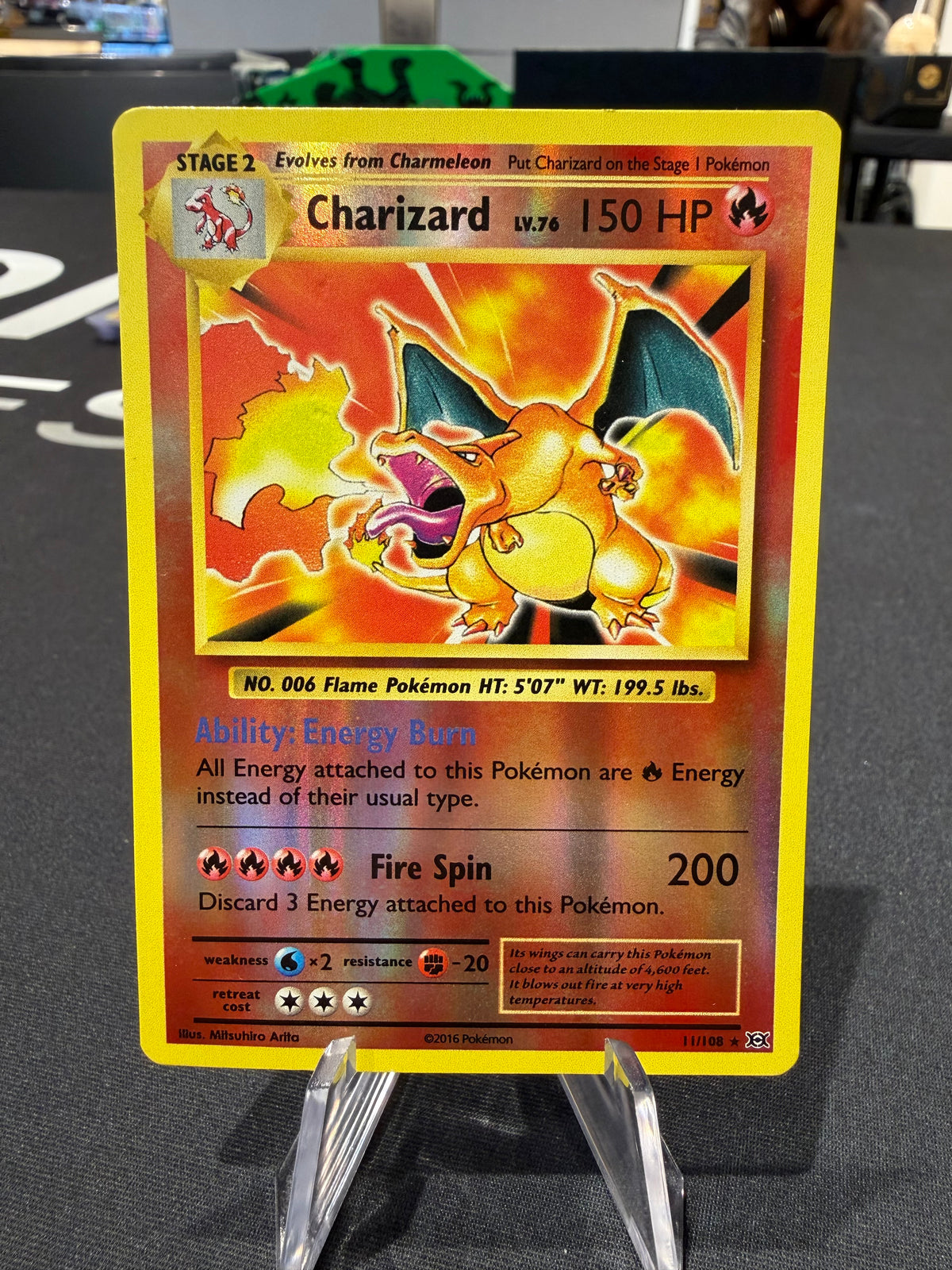 Charizard Rev Holo - 11/108 - XY Evolutions