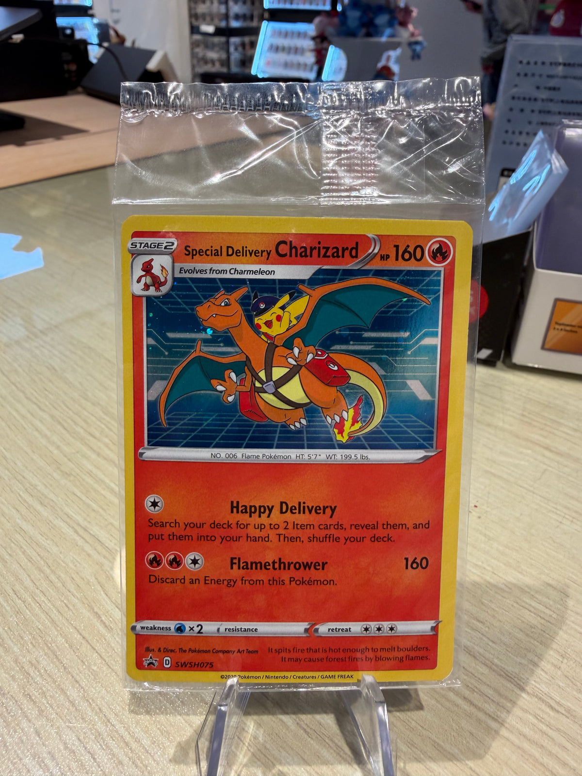 Special Delivery Charizard - SWSH075 Promo - Sealed