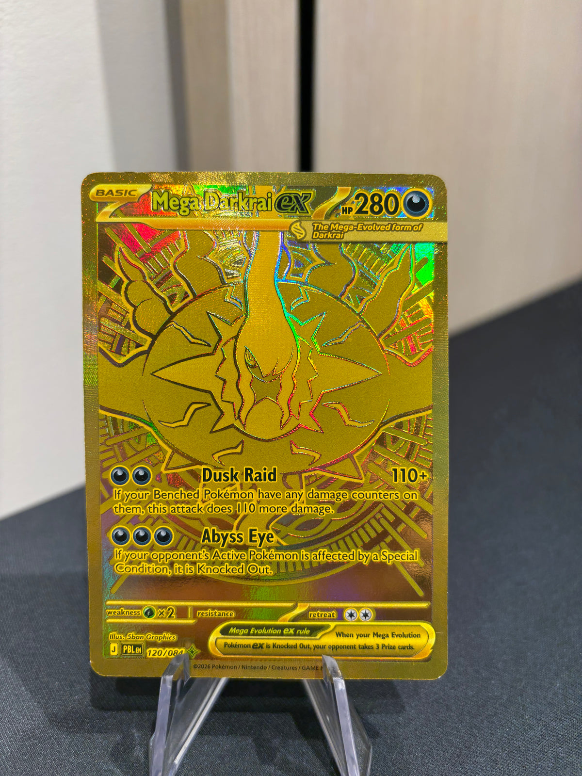 Mega Darkrai Ex - 120/084 - Pitch Black