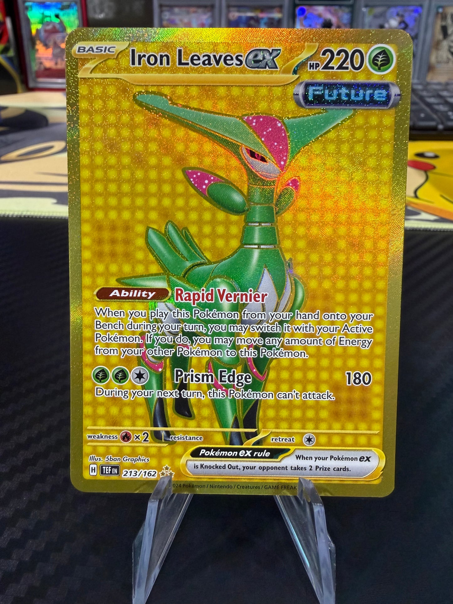 Iron Leaves Ex - 213/162 - Hyper Rare - Temporal Forces - NM