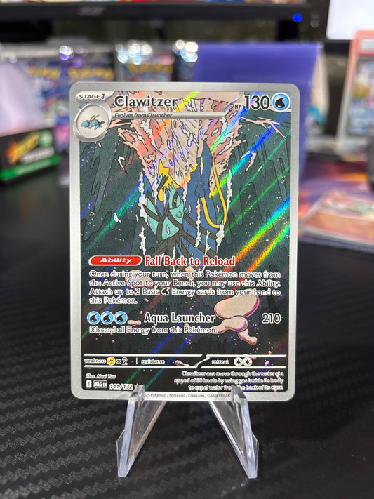 Clawitzer - 141/132 - Illustration Rare - Mega Evolutions - NM