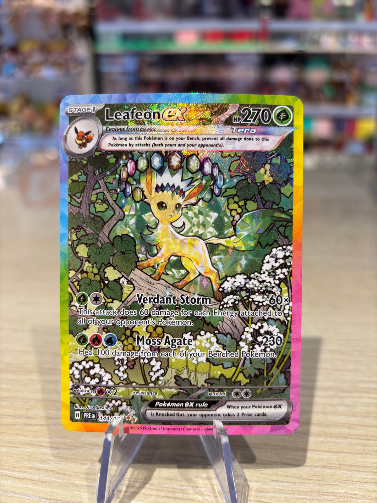 Leafeon Ex - 144/131 - Prismatic Evolutions