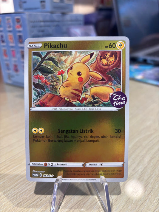 Pikachu - 353/S-P - Cha Time Stamped Promo