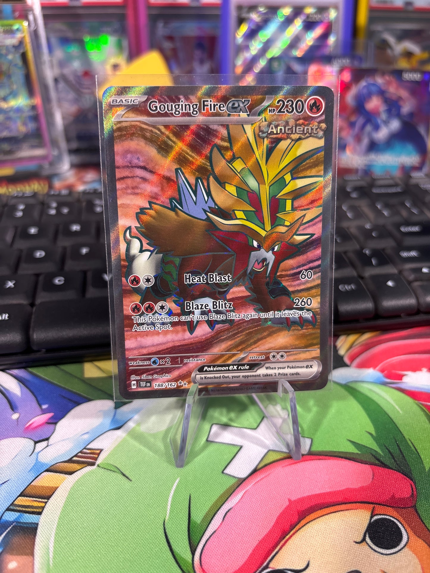 Gouging Fire - 188/162 - Full Art - Temporal Forces - NM