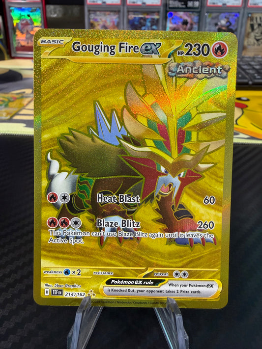Gouging Fire Ex - 214/162 - Hyper Rare - Temporal Forces - NM