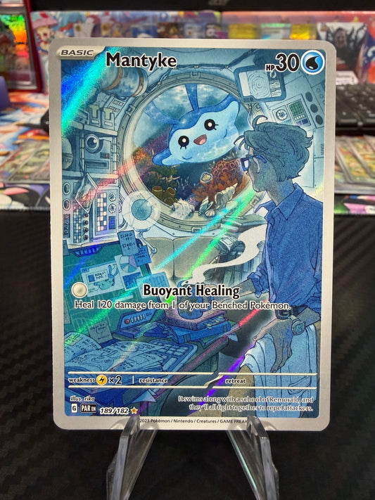 Mantyke - 189/182 - Illustration Rare - Paradox Rift - NM