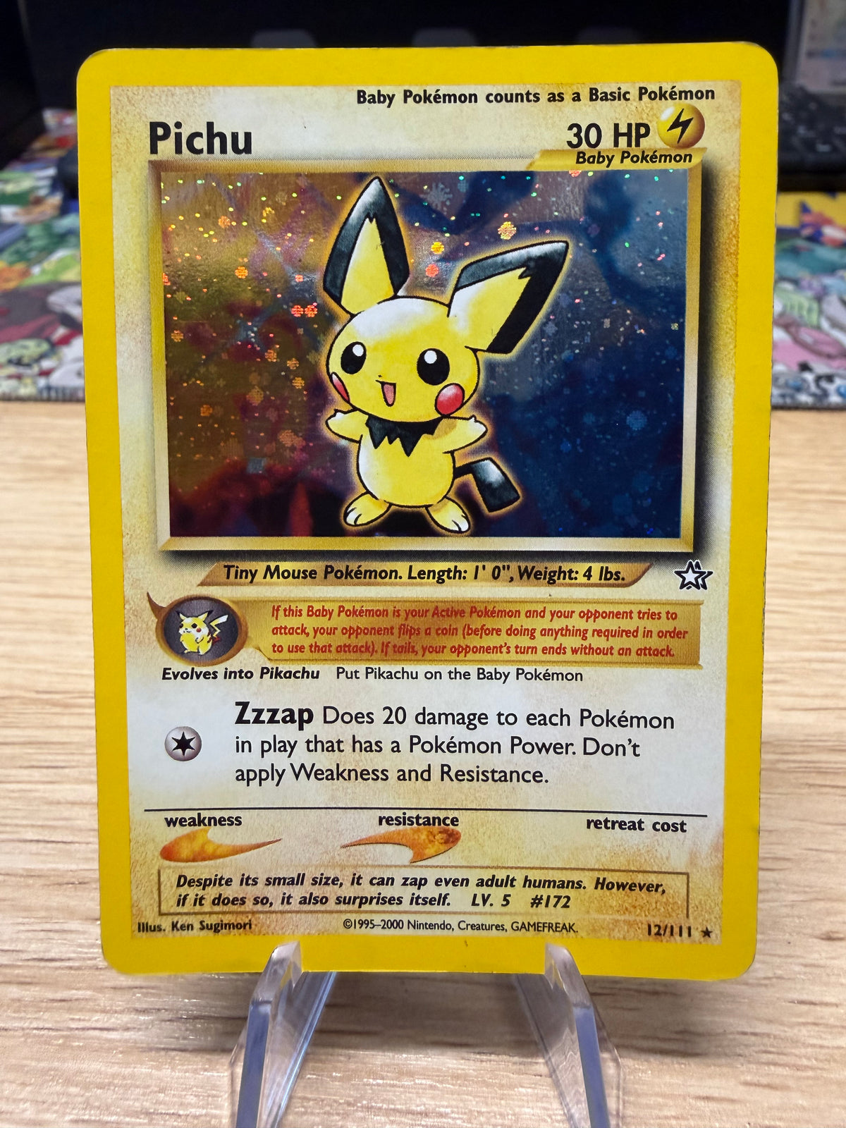 Pichu Holo - 12/111 - Neo Genesis