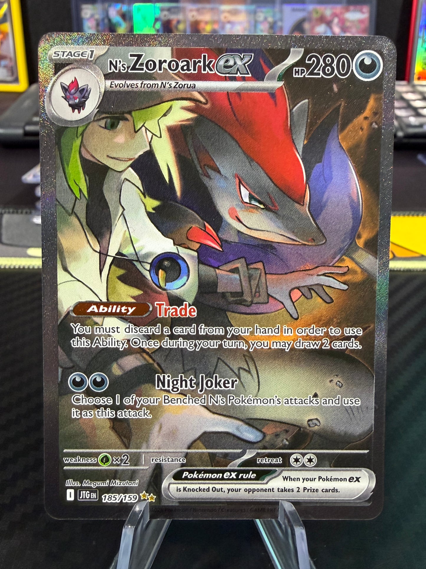 N’s Zoroark Ex - Special Illustration Rare - 185/159 - Journey Together