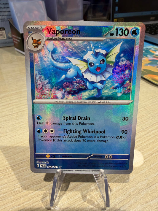 Vaporeon - 022/132 Masterball - Prismatic Evolutions