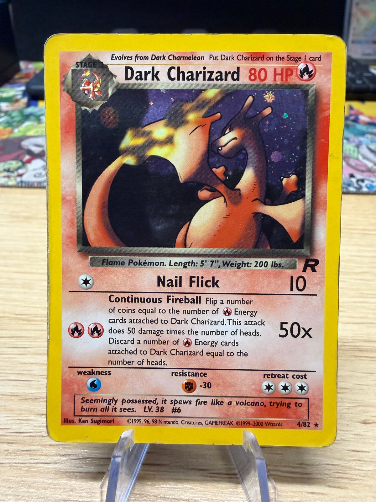 Dark Charizard Holo - 4/82 - Rocket